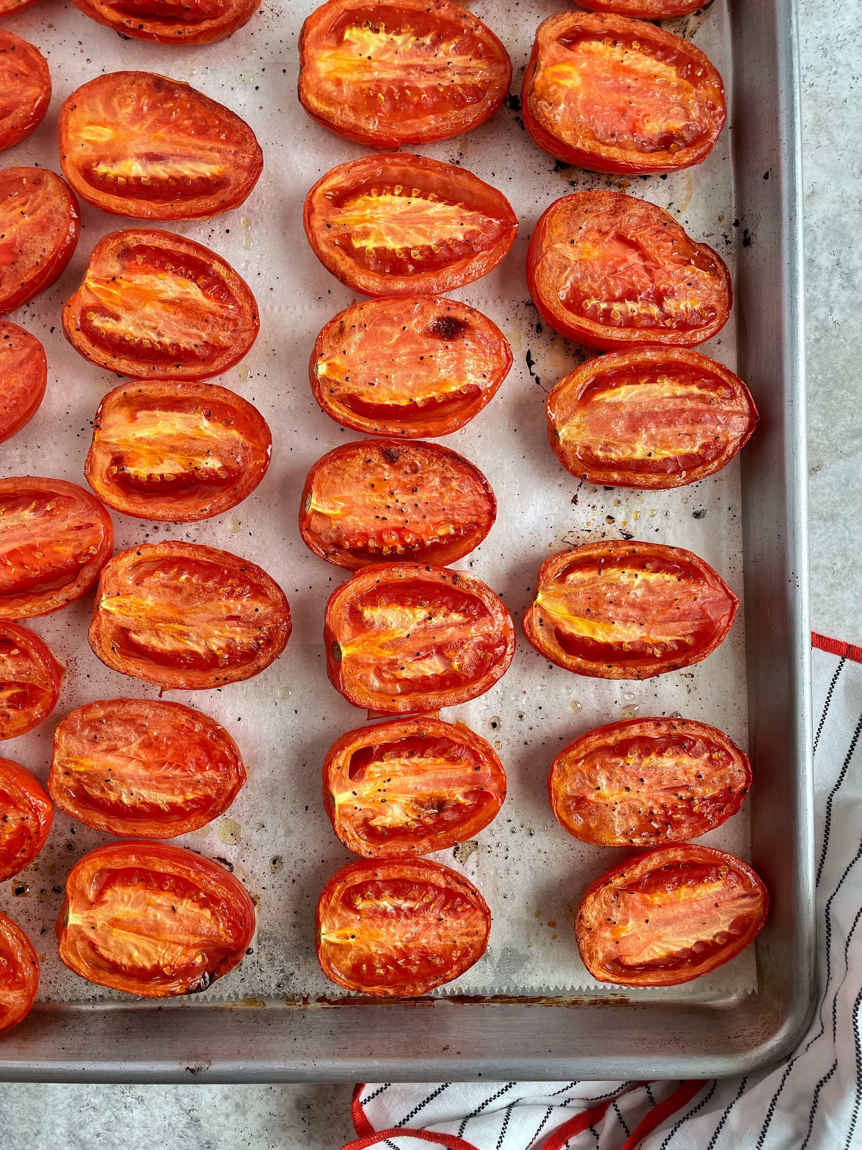 roasted roma tomatoes